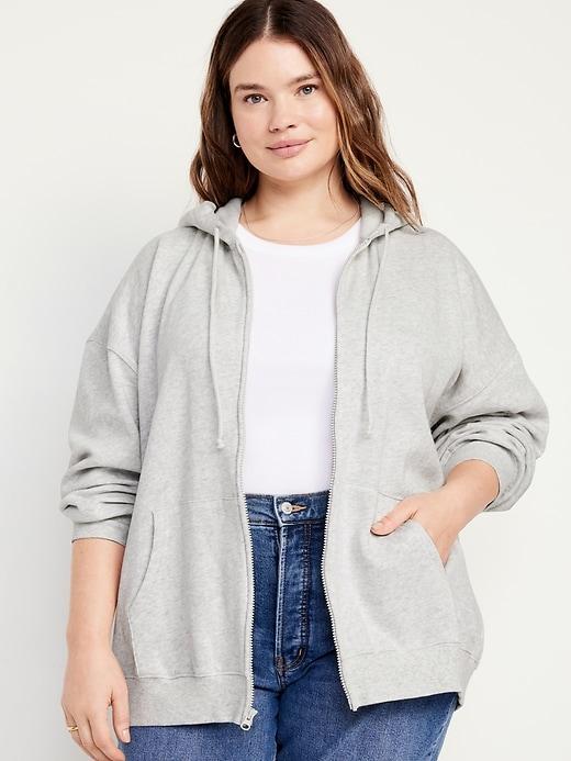 SoComfy Oversized Zip Hoodie Product Image