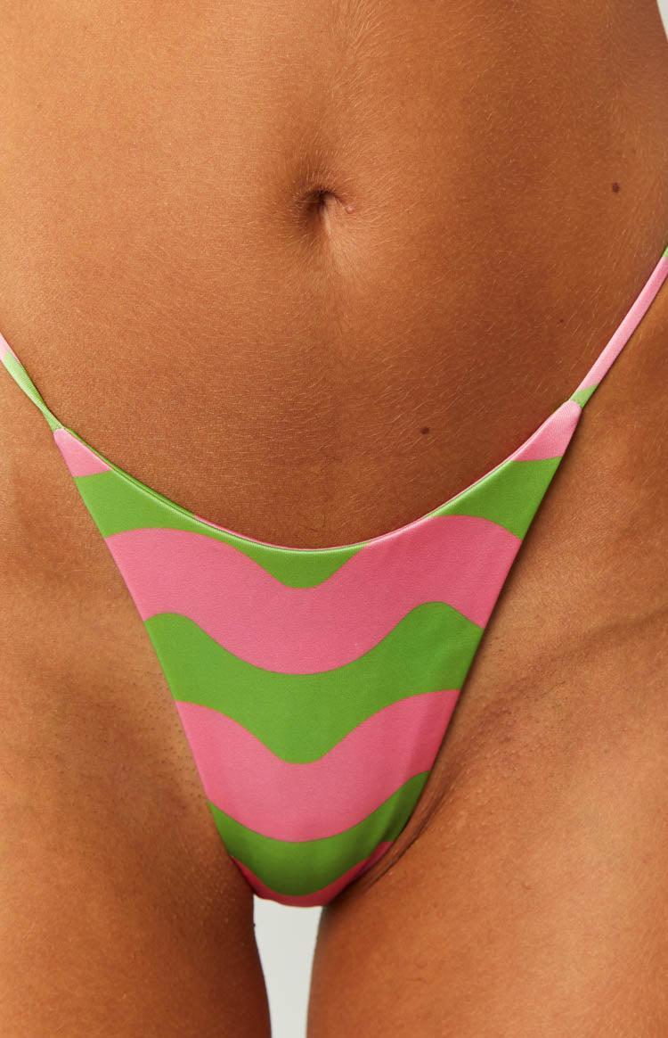 Two Swim Watermelon Pink Cheeky Tie Bikini Bottom Product Image