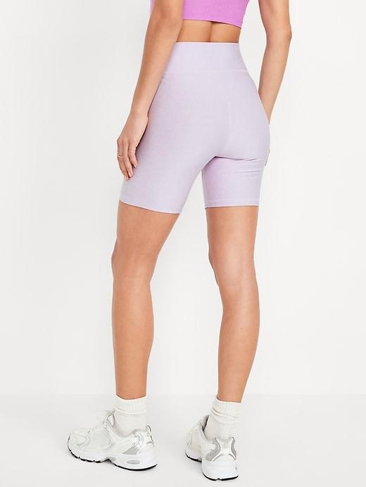 Extra High-Waisted CloudComfy Biker Shorts -- 6-inch inseam Product Image