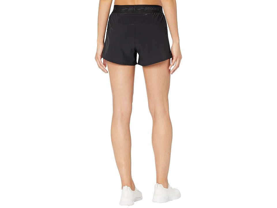 Brooks Women's Chaser 3 Inch Short Black / Brooks Product Image