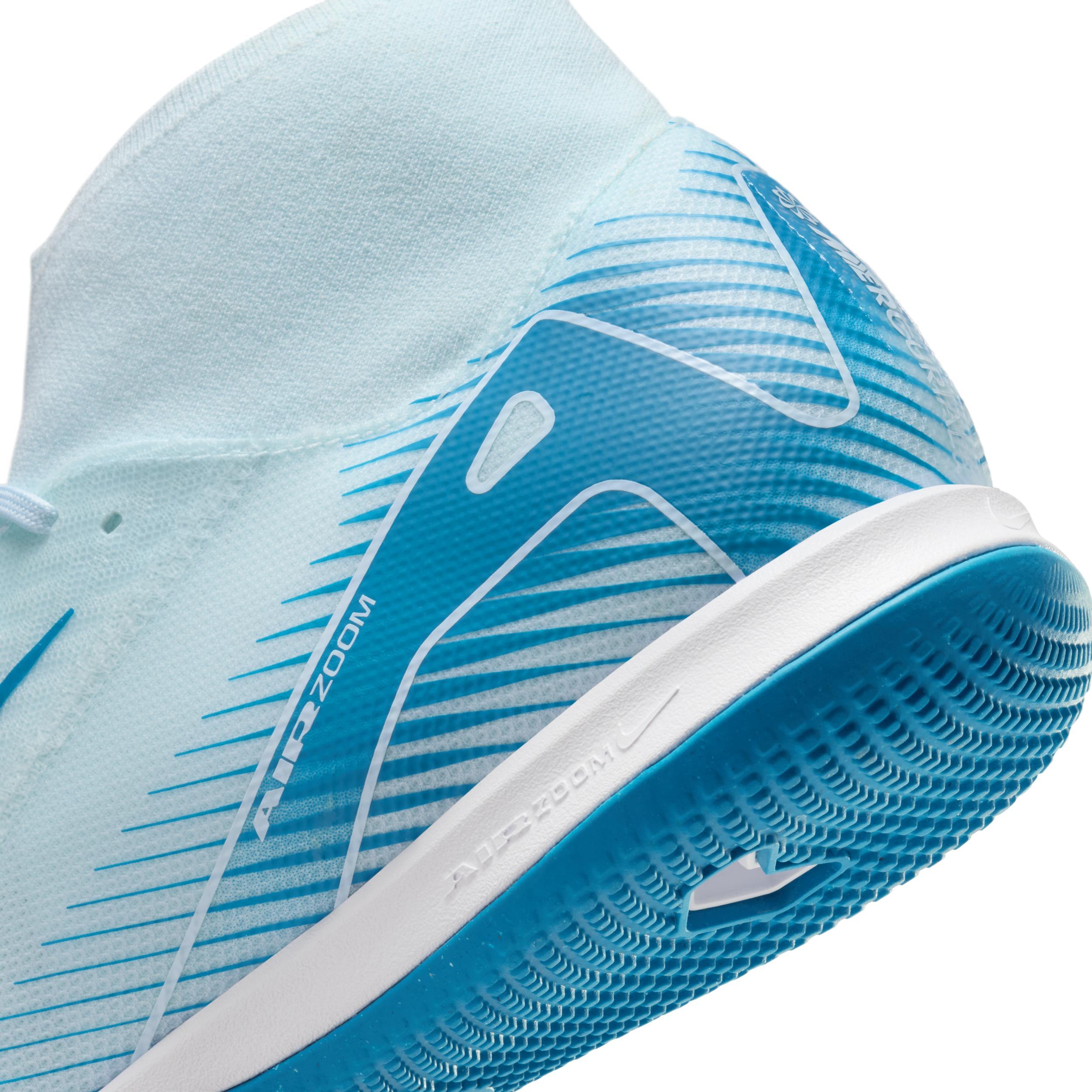 Nike Mens Zoom Superfly 10 Academy IC - Soccer Shoes Blue Orbit/Glacier Blue Product Image