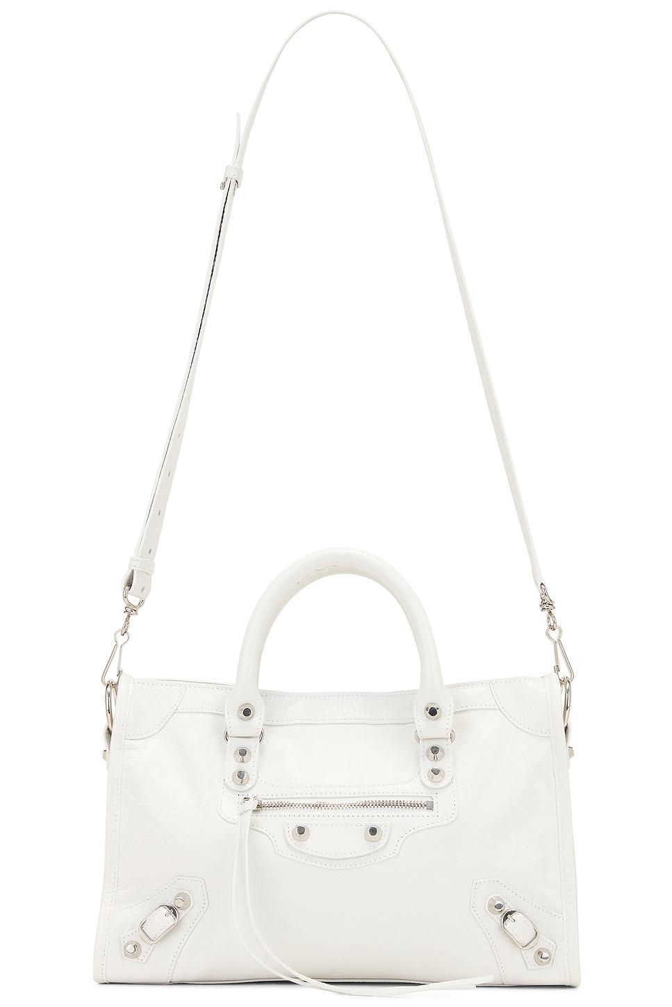 BALENCIAGA Le City Small Bag In Optic White Product Image