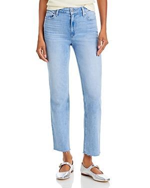 Paige Cindy High Rise Ankle Straight Jeans in Park Ave Product Image