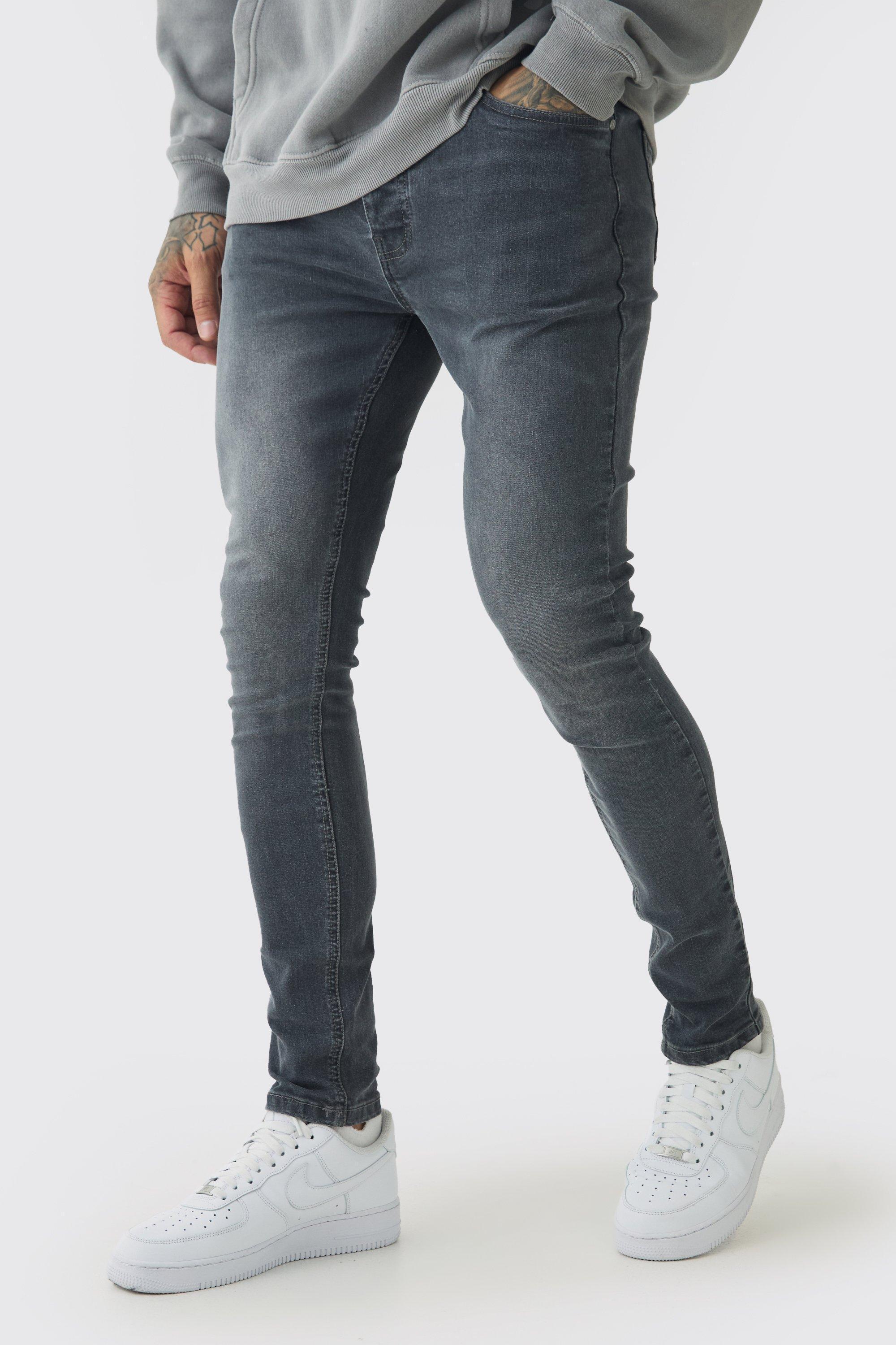 Tall Super Skinny Stretch Jean | boohooMAN USA Product Image