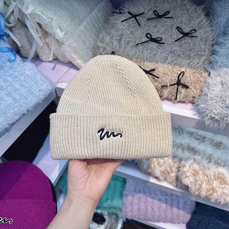 Embroidered Knit Beanie product image