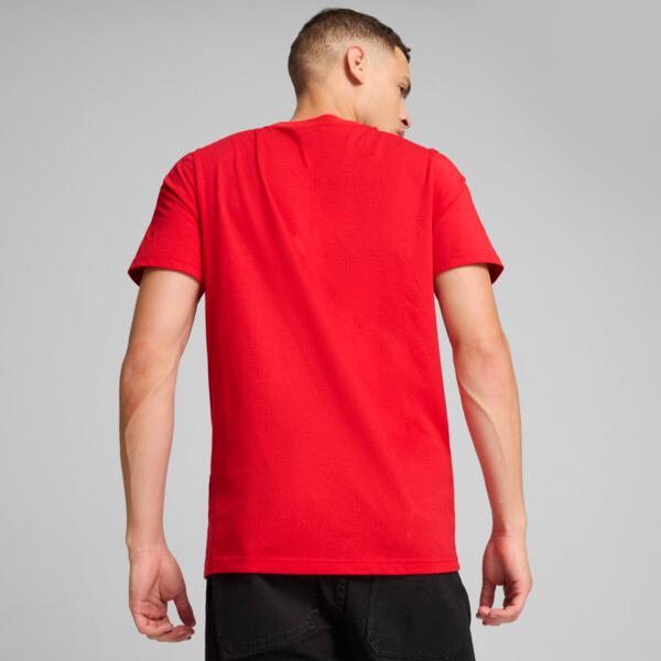 PUMA Scuderia Ferrari Race Color Shield Men's T-Shirt in Red Product Image