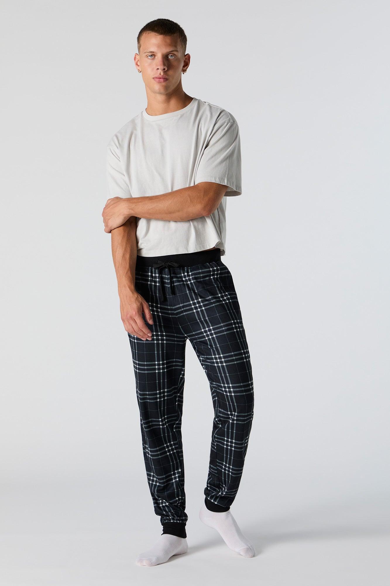 Plaid Pajama Jogger Male Product Image