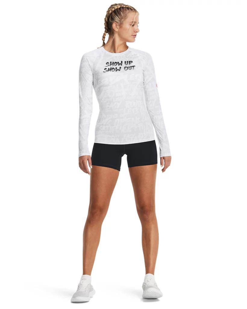 Women's HeatGear® Message Compression Long Sleeve Product Image