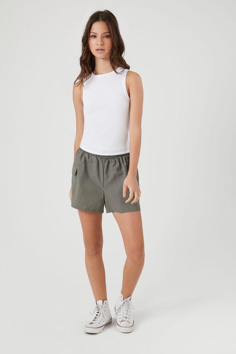 Cutout Ribbed Knit Tank Top | Forever 21 Product Image