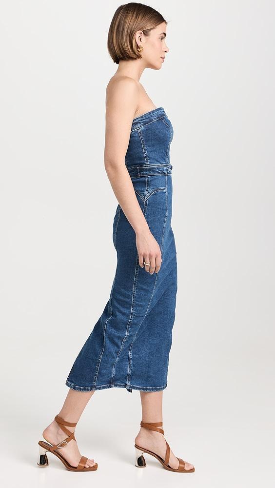 Good American Denim Tube Midi Dress | Shopbop Product Image