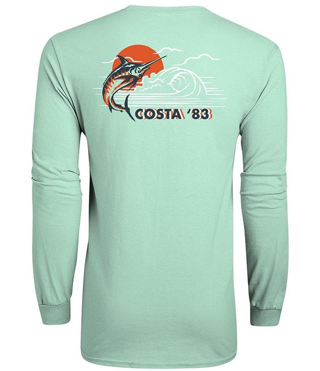 Costa Bluewater Long Sleeve Graphic T-Shirt Product Image