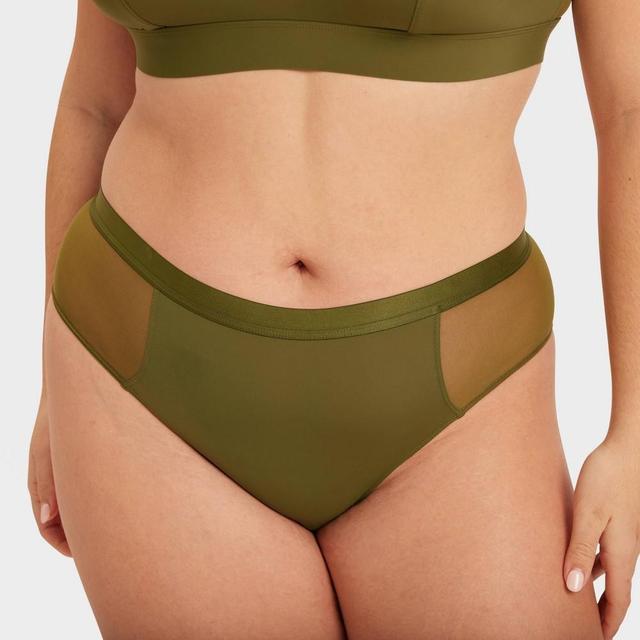 Parade Womens Re:Play High Waisted Briefs - Olive 3XL Product Image