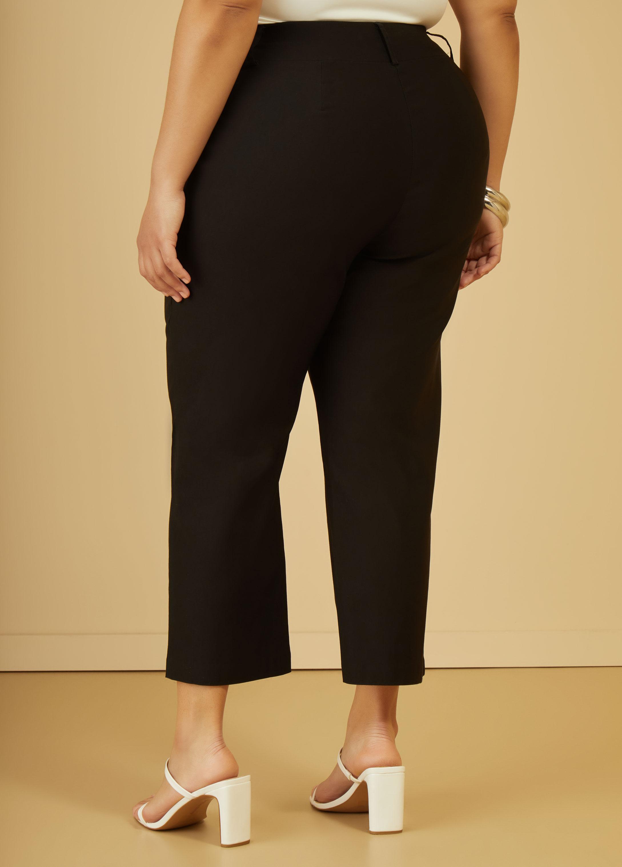 Stretch Twill Pull On Capris Product Image