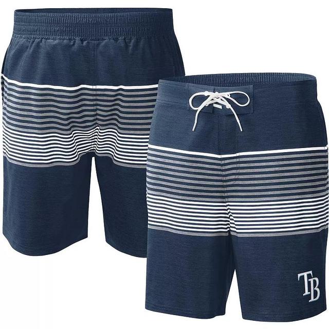 Mens G-iii Sports by Carl Banks Navy Tampa Bay Rays Coastline Volley Swim Shorts Product Image