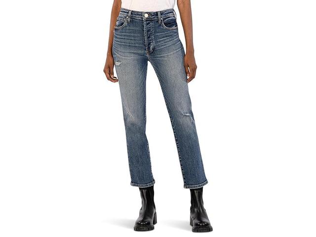 KUT from the Kloth Rosa High-Rise Ankle Zip Fly in Desirable (Desirable) Women's Jeans Product Image