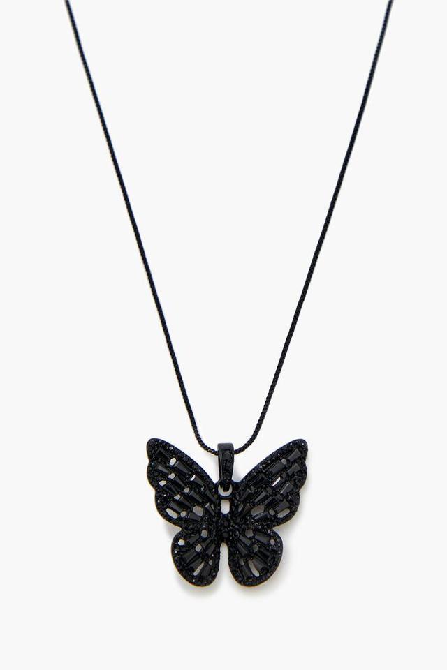 Faux Gem Butterfly Necklace | Forever 21 Product Image