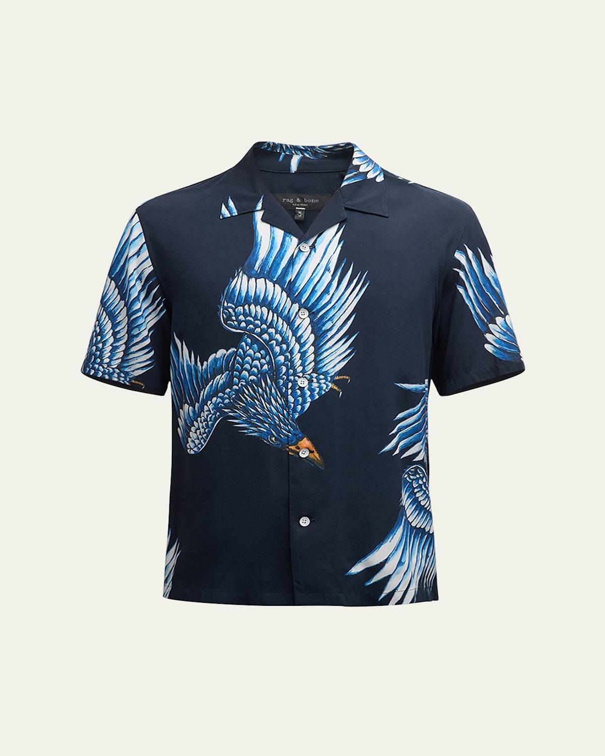 Mens Avery Printed Camp Shirt Product Image