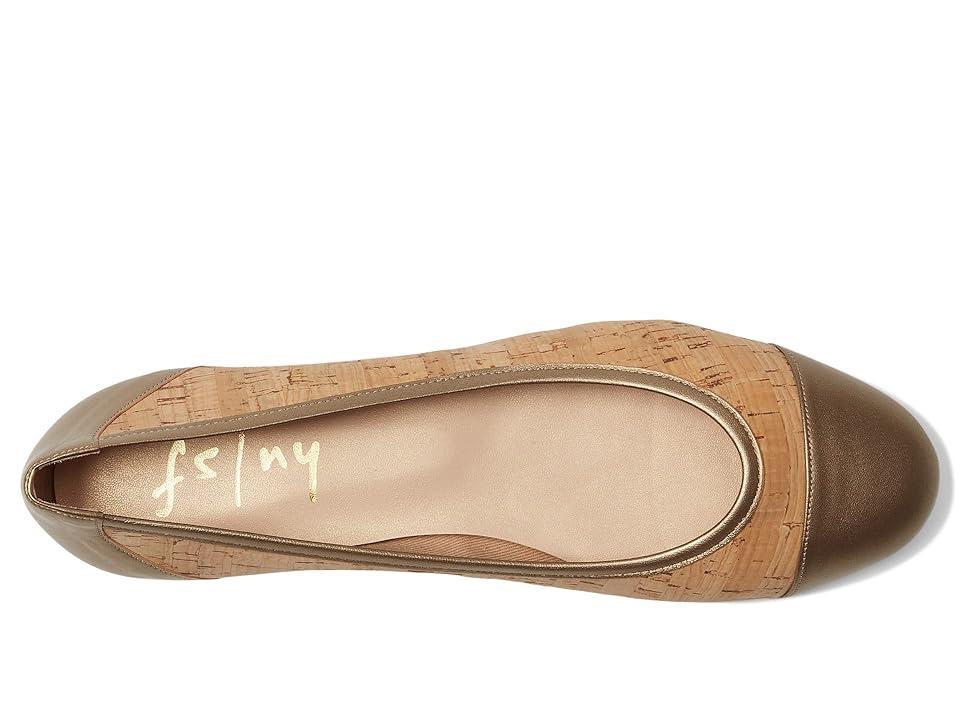 French Sole Venice (Natural/Bronze Cork/Metallic) Women's Shoes Product Image