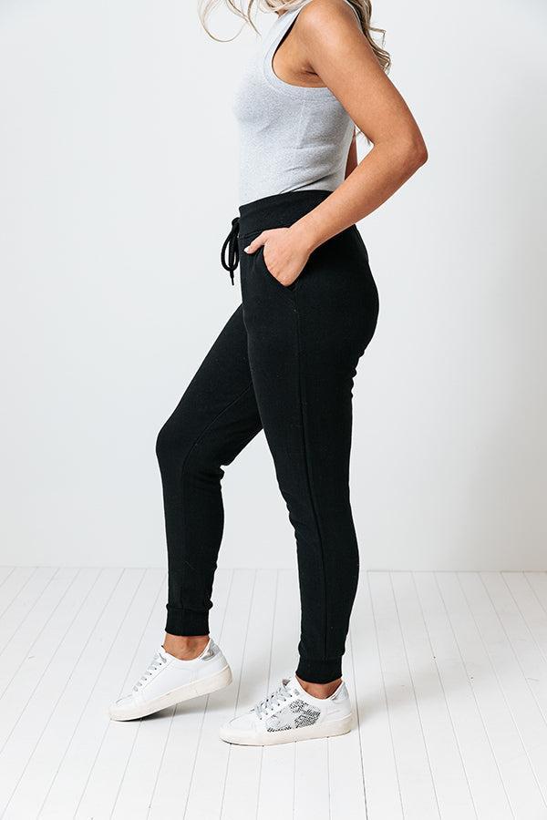 Count On You Joggers In Black Product Image