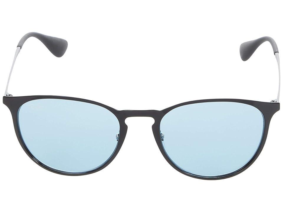 Ray-Ban Erika Metal Evolve Sunglasses Frame Blue Lenses Product Image