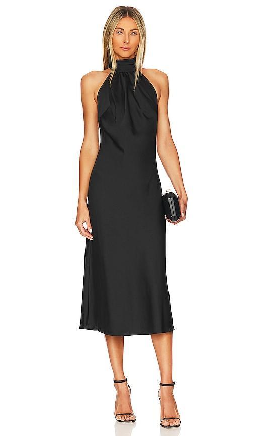 Lovers and Friends Raya Midi Dress in Black Product Image