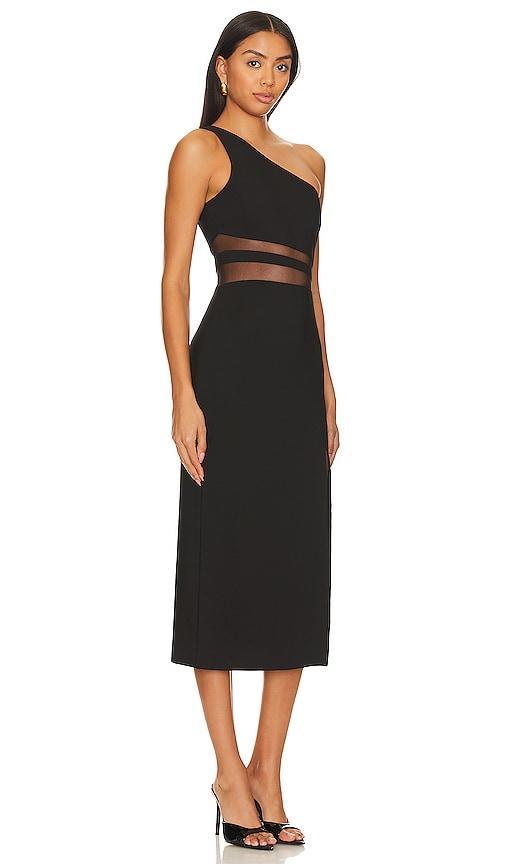 Womens Nolita Mesh One-Shoulder Midi-Dress Product Image