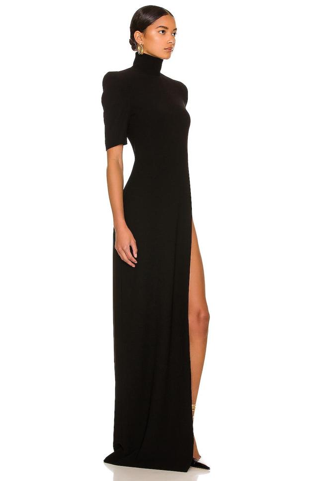 MONOT High Slit T-Neck Gown Product Image