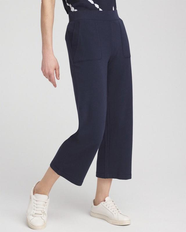 Zenergy® French Terry Wide Leg Crops Product Image