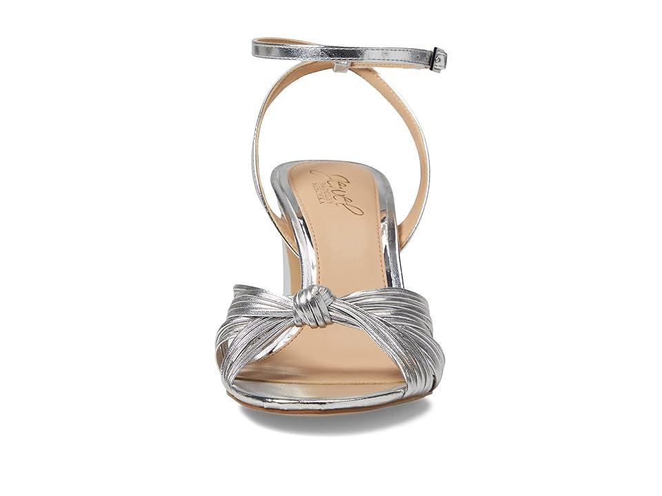 Jewel Badgley Mischka Womens Christen Knot Detail Block Heel Evening Sandals Product Image