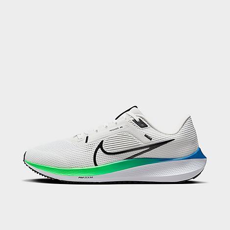 Nike Mens Nike Air Zoom Pegasus 40 - Mens Running Shoes White/Black/Gray Product Image