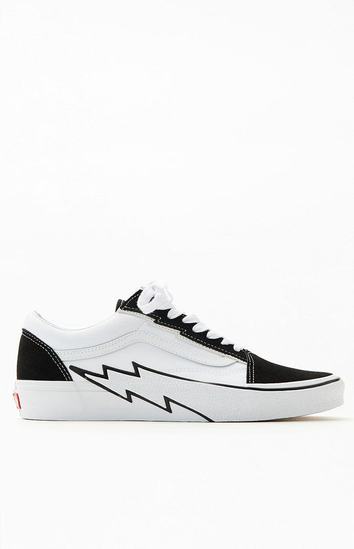 Vans Old Skool Bolt Shoes in White/Black - Product Image