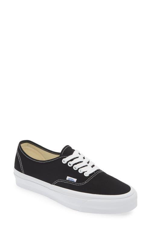 Vans Womens Lx Authentic ReIssue Black Low Top Sneakers Product Image