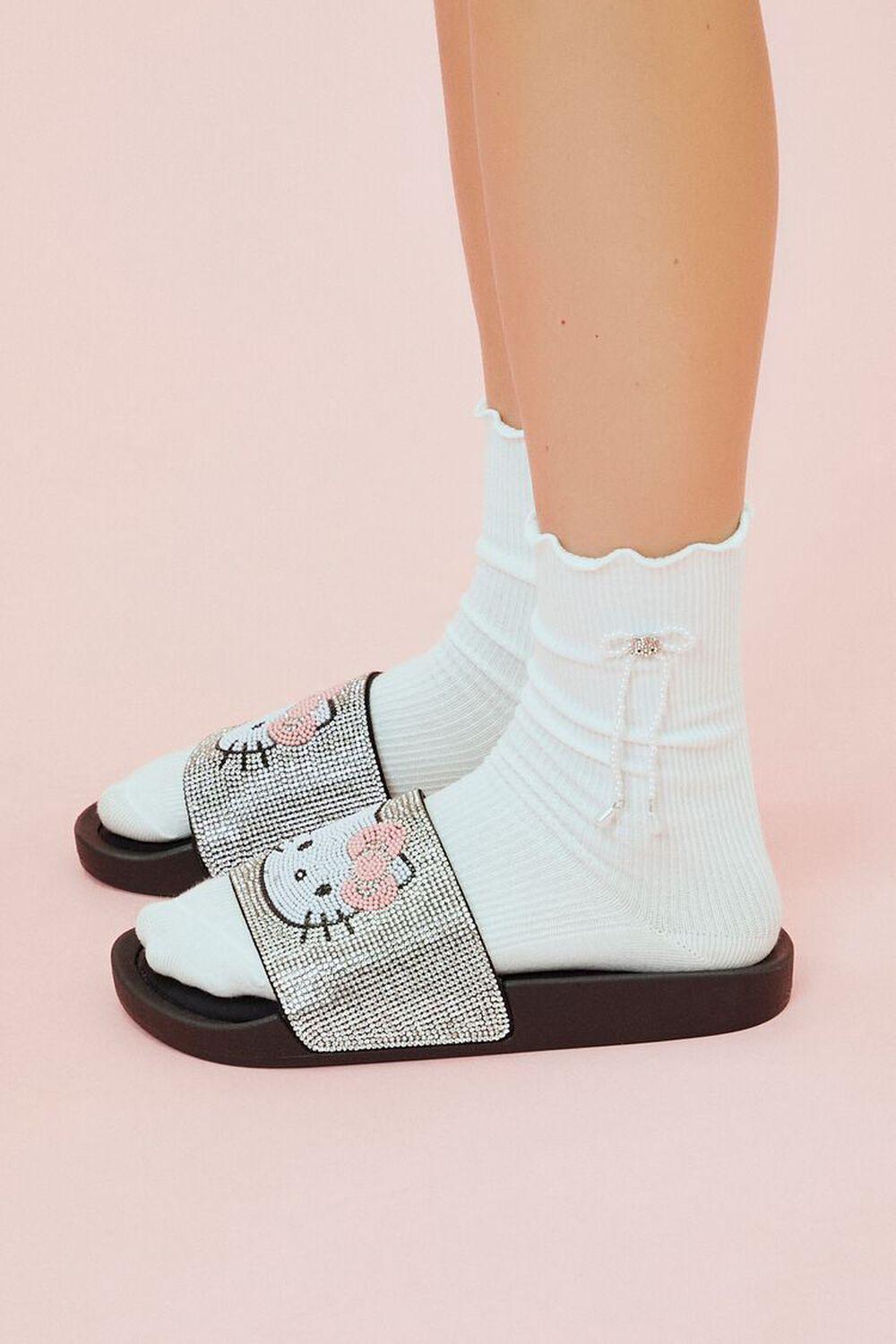 Hello Kitty Rhinestone Slide Sandals | Forever 21 Product Image