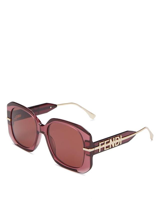 Womens Fendigraphy 55MM Geometric Sunglasses Product Image