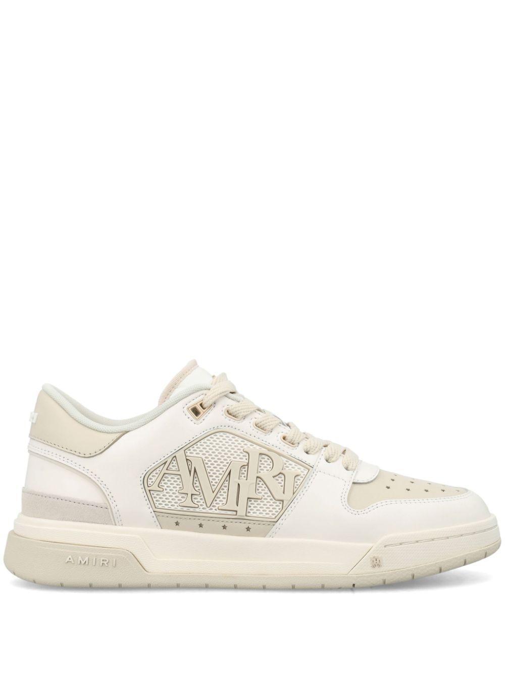 AMIRI Classic Logo-appliqué Sneakers In White Product Image