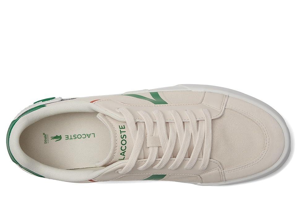 Lacoste L004 223 3 CMA (Off-White/Green) Men's Shoes Product Image