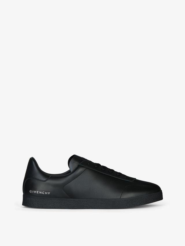 Town sneakers in leather Product Image