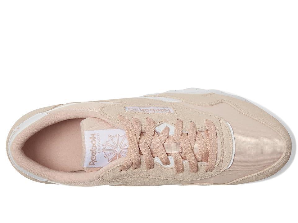 Reebok Lifestyle Classic Nylon (Pink Stucco/White/White) Women's Classic Shoes Product Image