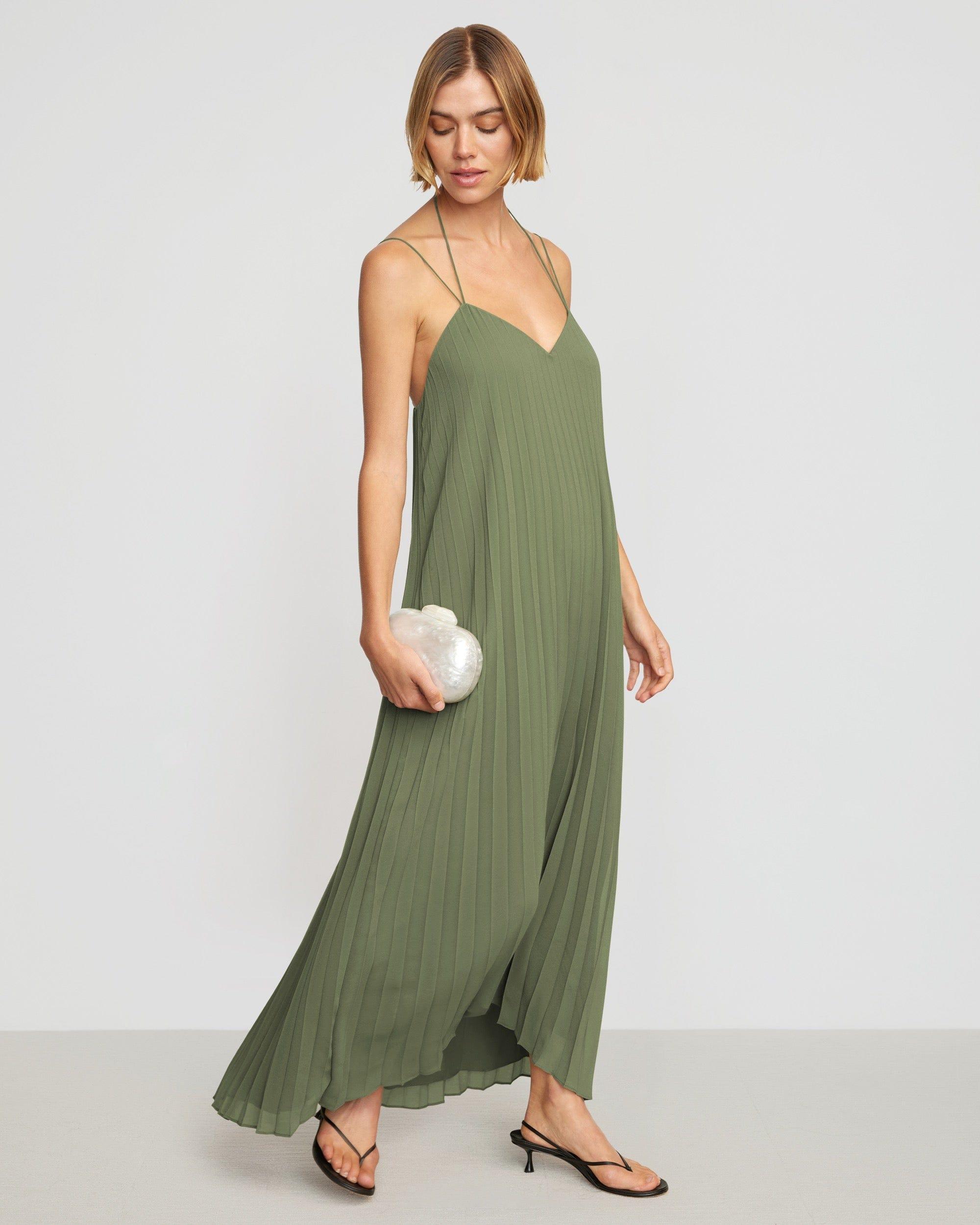 Juliette Pleated Maxi Dress Product Image