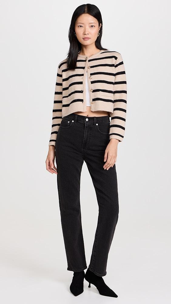 Line & Dot Benni Stripe Cardigan | Shopbop Product Image