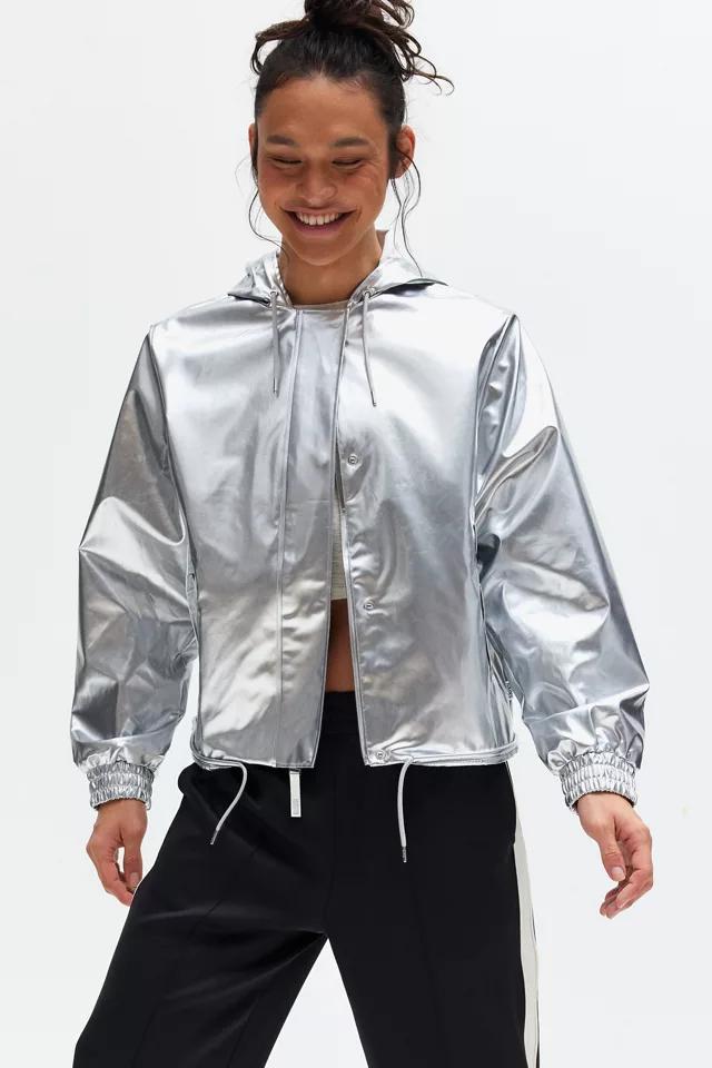 RAINS Cropped String Waterproof Rain Jacket Product Image