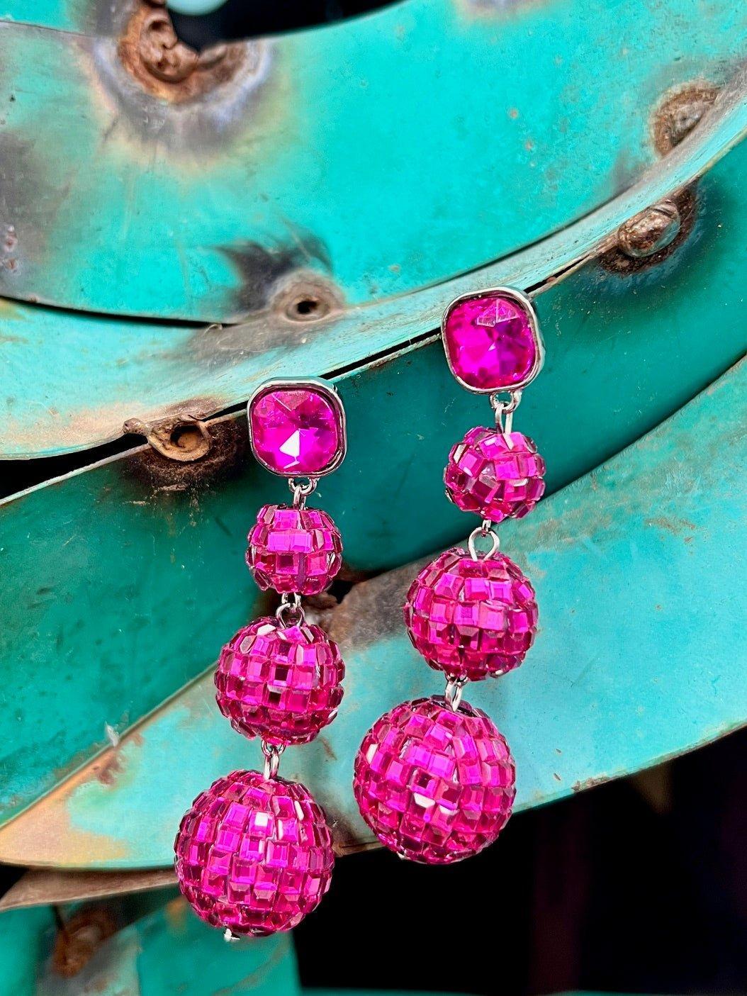 Disco Ball Earrings Product Image