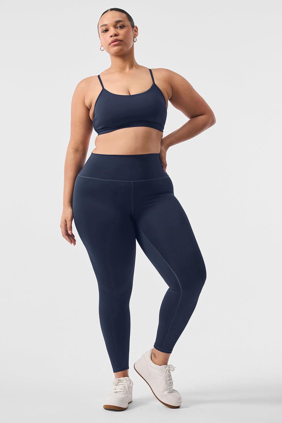 High-Waist Airlift Legging - Navy Female Product Image