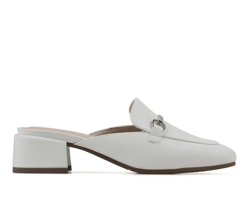 Women's Cliffs by White Mountain Quin Heeled Mules Product Image