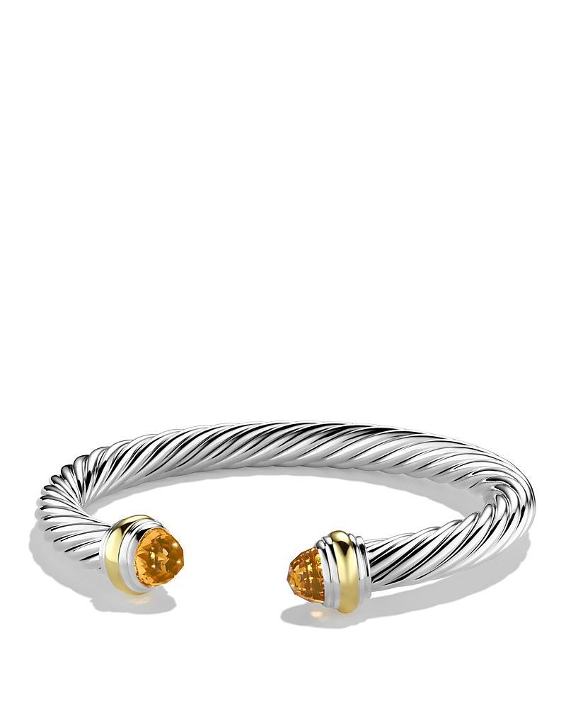 David Yurman Cable Classics Bracelet with Black Onyx and Gold Product Image