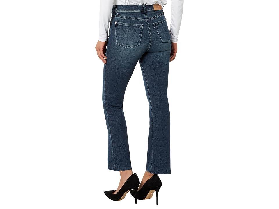 7 For All Mankind High-Waist Slim Kick with Cut Hem in Blueland (Blueland) Women's Jeans Product Image