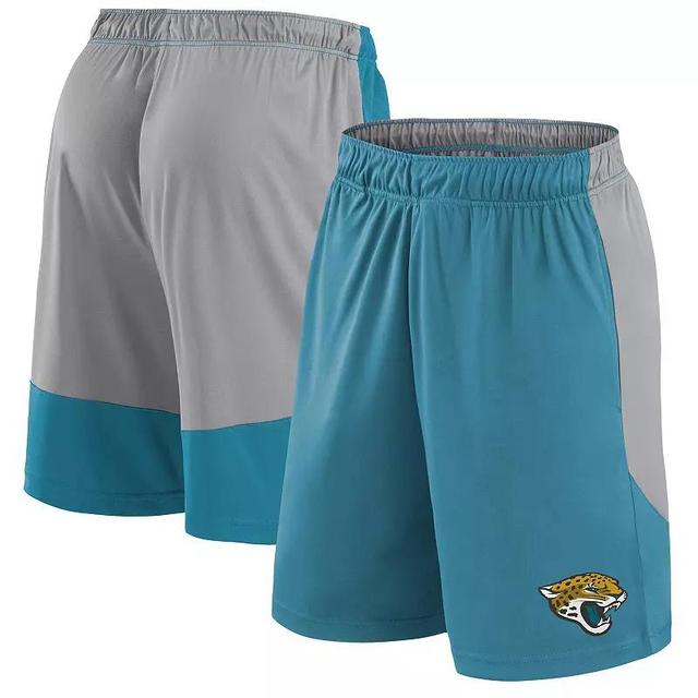 Mens Fanatics Teal Jacksonville Jaguars Big & Tall Team Logo Shorts Product Image