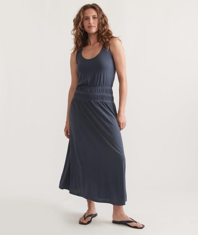 Juliet Slub Midi Dress Product Image