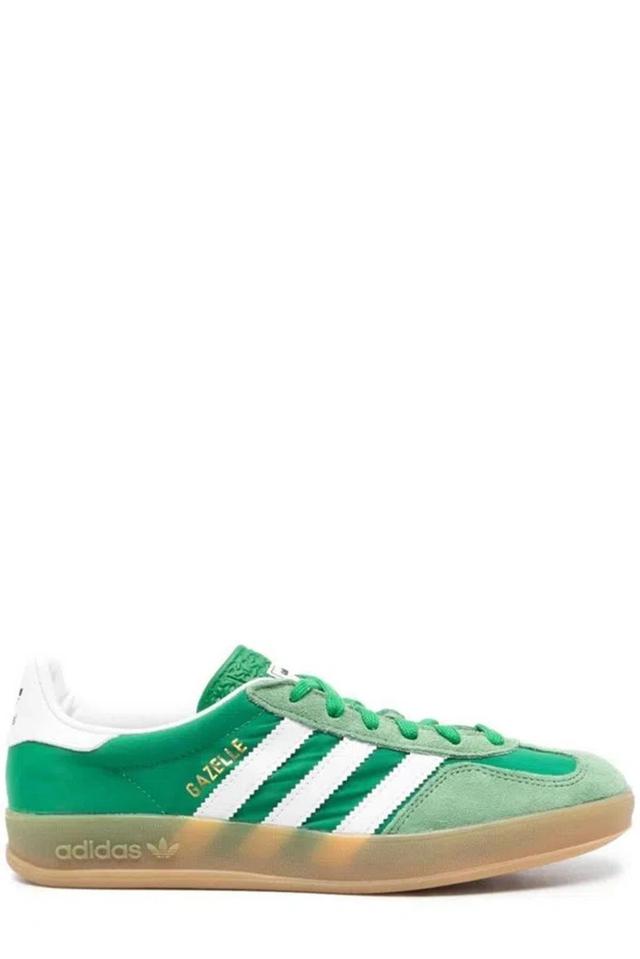 ADIDAS ORIGINALS Gazelle 3-stripes Logo Sneakers In Green Product Image