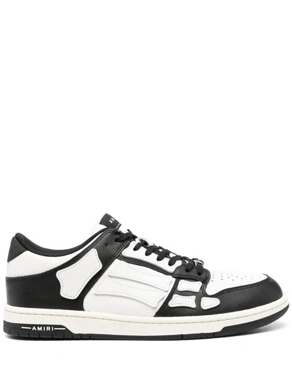 Leather Sneakers In Black Product Image